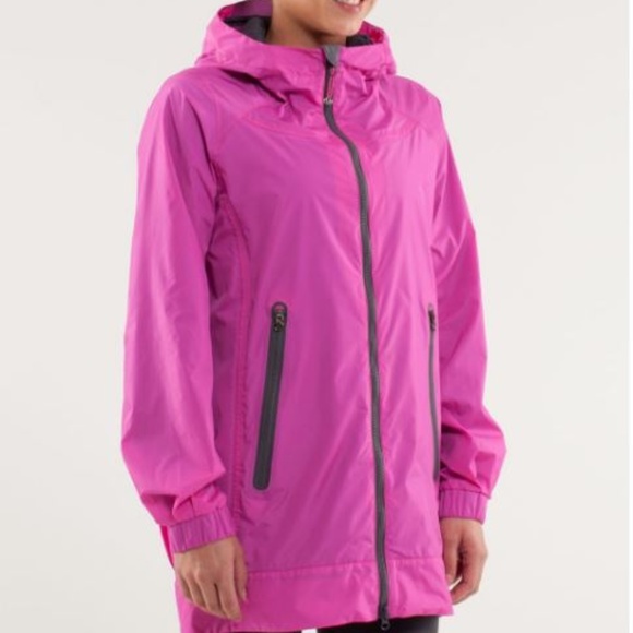 lululemon athletica Jackets & Blazers - Lululemon No Rain No Gain Jacket Raincoat Pink 4